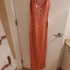 Scala Evening gown sequins  dress.
